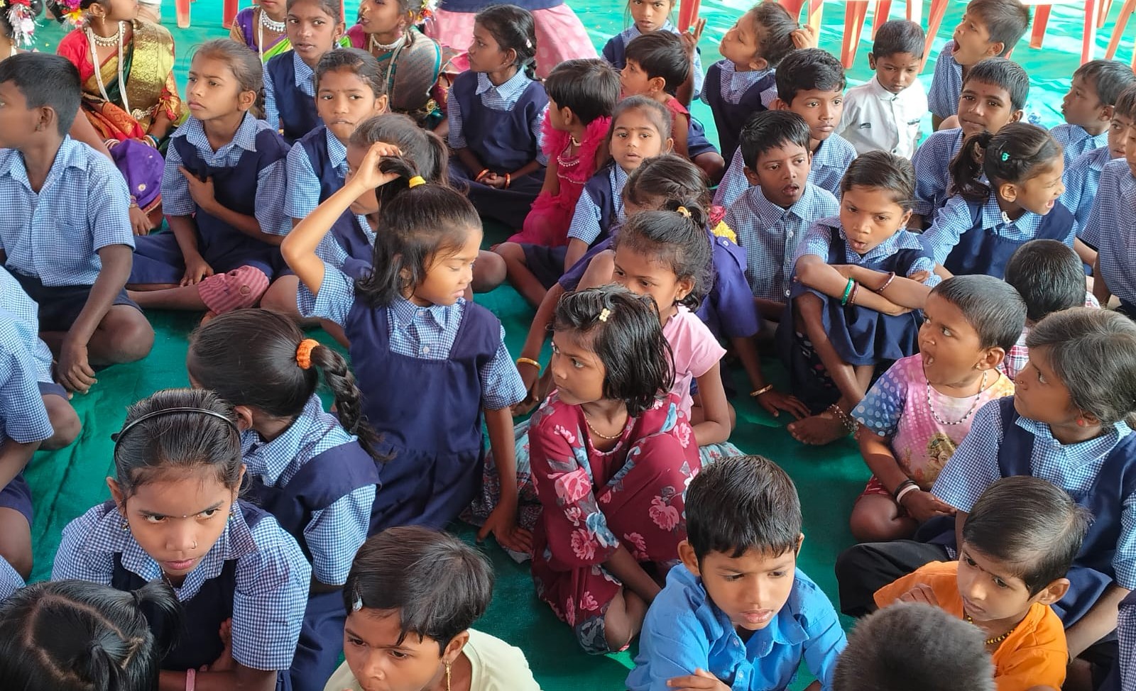 Children at the Medical Camp
